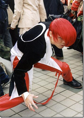 the king of fighters '95 cosplay - yagami iori