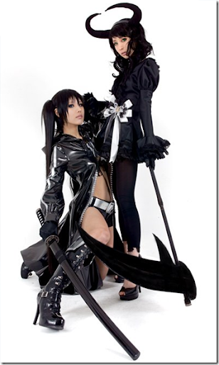 black rock shooter cosplay - black rock shooter and dead master