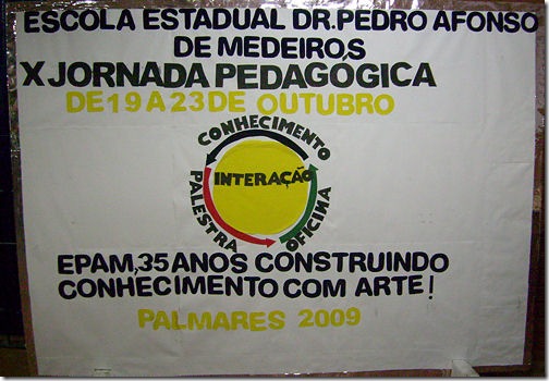 X Semana Pedagógica - EPAM - Palmares - PE - Brasil