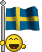 svenska flaggan, smileys