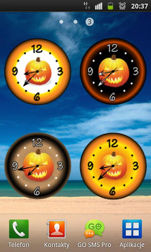 Nice Halloween Clock