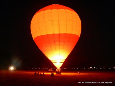 Hot Air Balloon Night Glow
