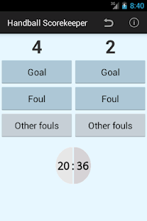 Handball Scorekeeper Pro Screen 3