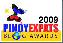 2009 Pinoy Expats Blog Award
