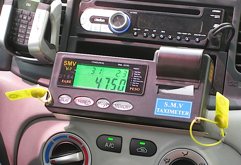 receipt-issuing taxi meter
