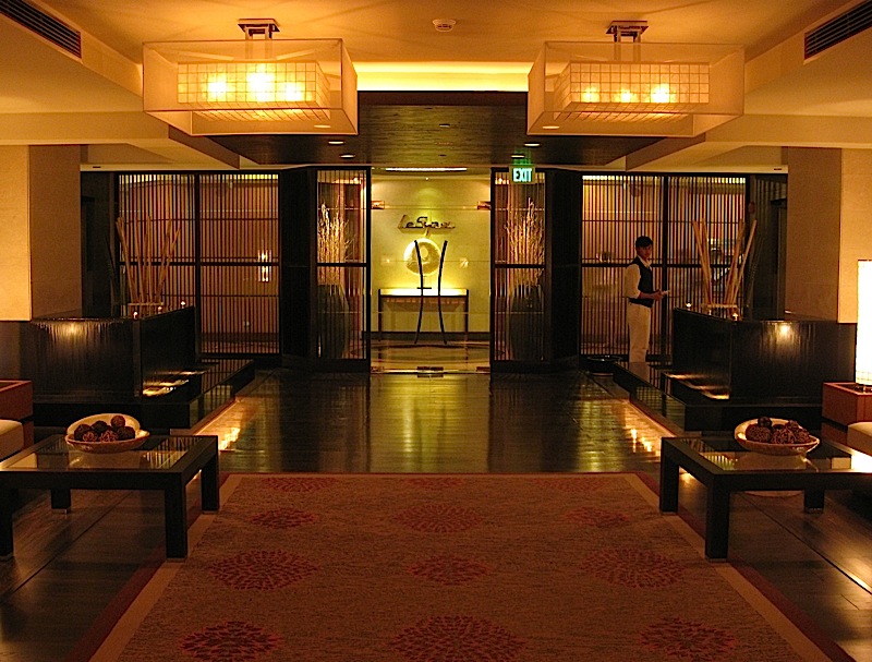 lobby of Sofitel Manila's Le Spa