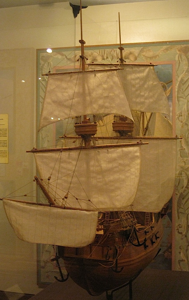 model of the 16th century galleon San Diego