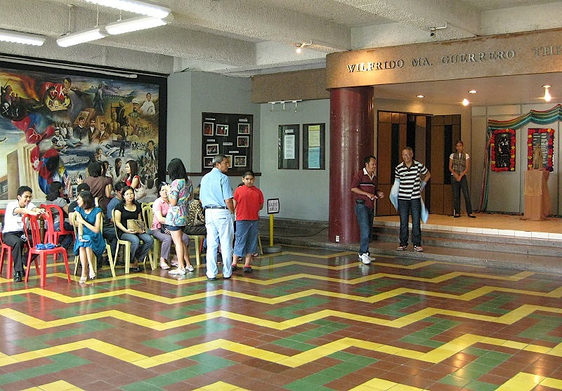 Wilfrido Ma. Guerrero Theater lobby