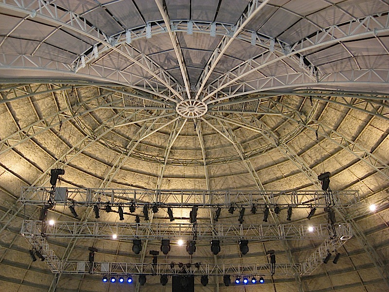 the ceiling of the Sky Dome