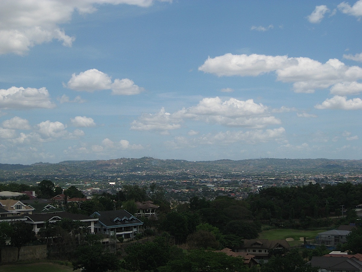 Marikina Valley seen from the Capitol HIlls Golf & Country Club