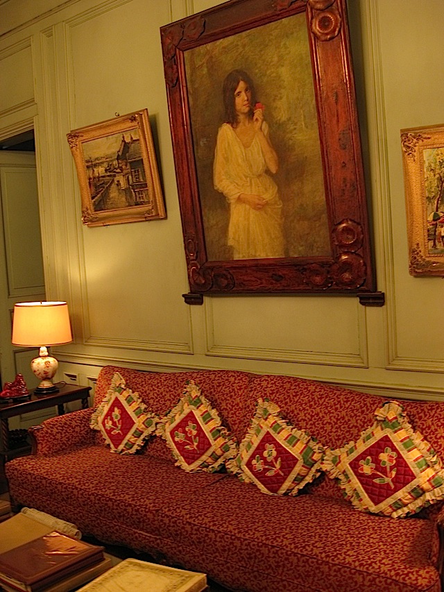 living room of La Cocina de Tita Moning, the ancestral home of the Legarda clan
