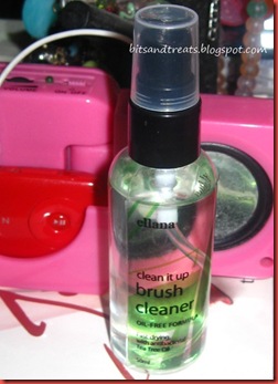 ellana clean it up brush cleaner oil-free formula, by bitsandtreats