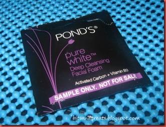 ponds pure white deep cleansing facial foam with activated carbon, by bitsandtreats