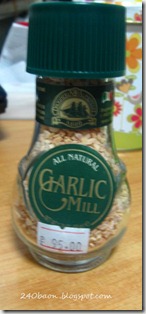 all natural garlic mill, by 240baon