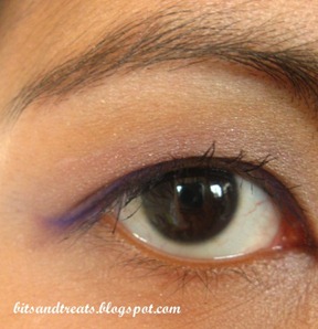 eotd purple nichido eye liner, by bitsandtreats