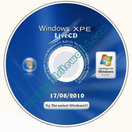 LiveCD Windows XPE (17.08.2010) 306MB