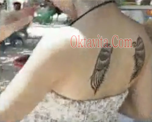 Usai bikin Tattoo Sayap Bidadari di Punggung Dara The Virgin 