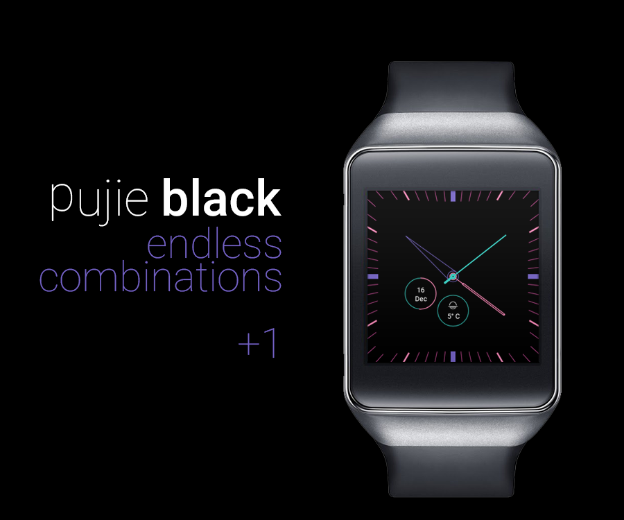 Pujie Black Watch Face - Android Apps On Google Play