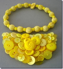 birose very yellow snappie bracelet
