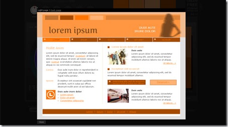 Web de ejemplo de Color Sheme Designer Web de ejemplo de Color Sheme Designer