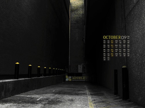 Amazing High resolution and HD Desktop Wallpaper Calendars for October 2009.