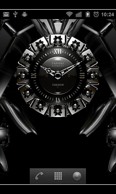 Tamarin Luxury Clock Widget Screen 3
