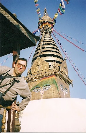 Obiective turistice Nepal: templul maimutelor Kathmandu