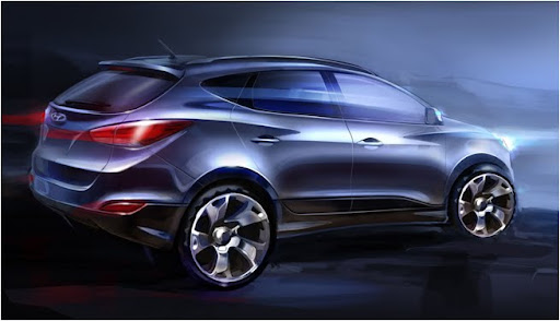 Hyundai Tuscon 2010 Sketch