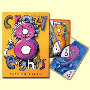 Crazy Eights Playing Cards by Eeboo