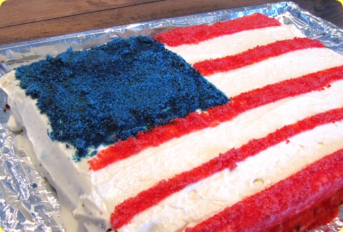 flag cake blog