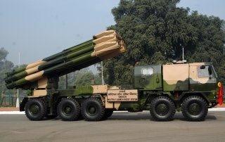 Indian Army's Multi-Barrel Rocket Launcher [MBRL] BM-30 Smerch Wallpaper