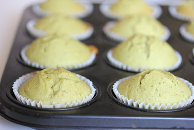 close-up photo of baked cupcakes in a muffin tin
