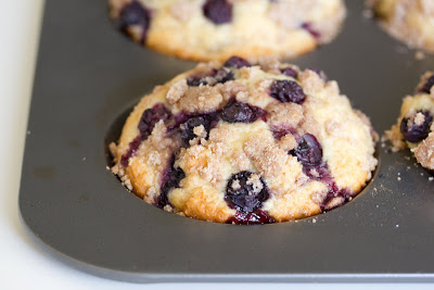 photo of a blueberry muffin top