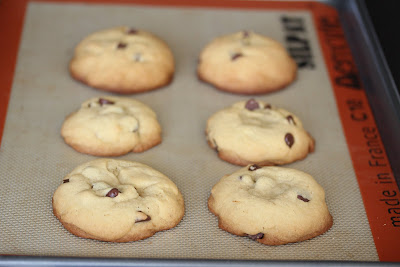 photo of cookies on a baking sheet