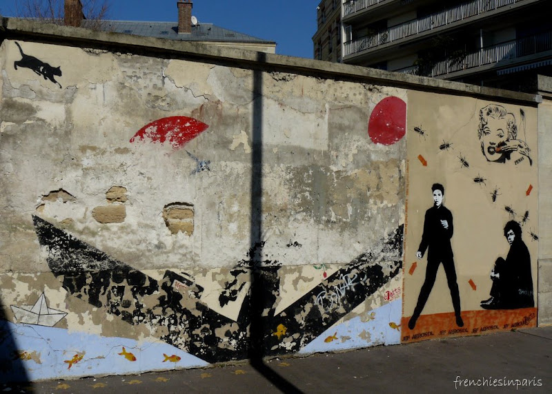 Du street art dans la rue des feuillantines