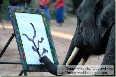 Elephants creativity paintings (1)