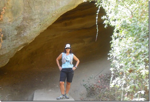 me in front of dripping cave