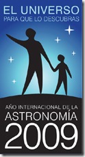 cartel año astronomía 2009