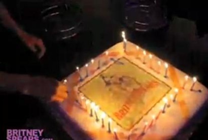 Britney Spears circus Birthday cake picture