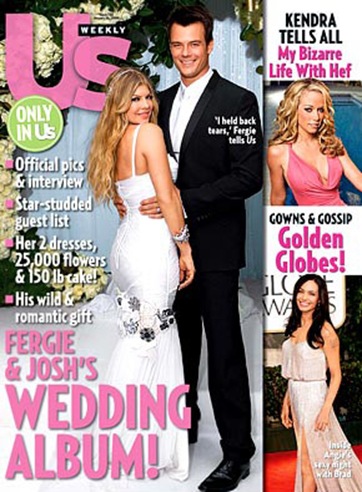 Fergie and Josh Duhamel Wedding Photo