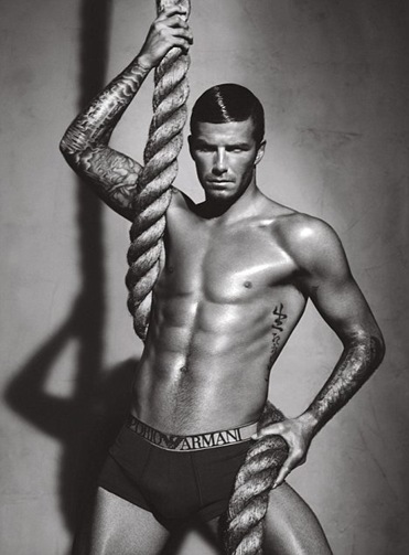 David Beckham Newest Emporio Armani Underwear 2009 2010 Ad Photo