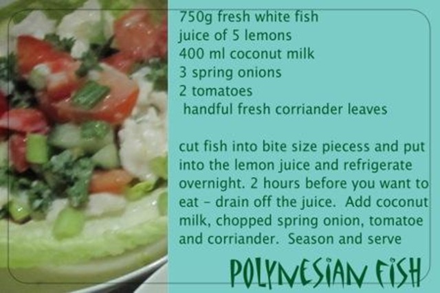 recipe polynesian fish