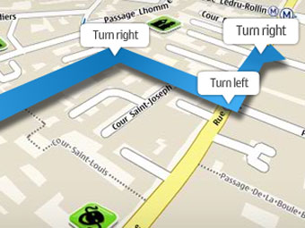 Nokia has made navigation on the smart phones
