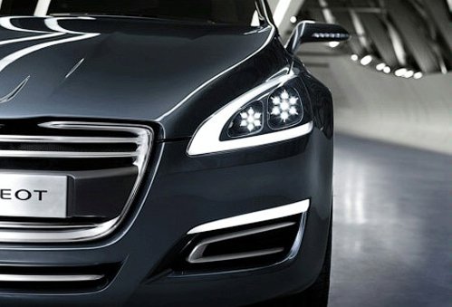 Company Peugeot has shown a prototype of a new big sedan