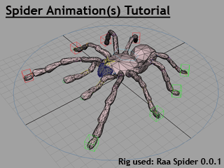 Spider Animations Tutorial - Page 1 - Animating Tutorials for Maya