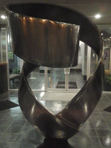 Metal Ribbon Sculpture