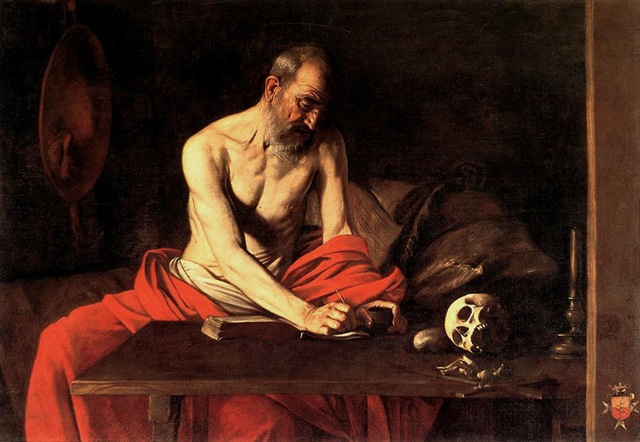 [St Jerome ( San Girolamo )  1607[4].jpg]