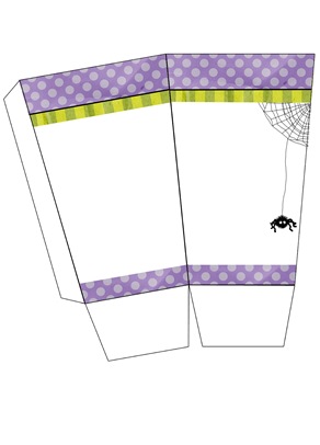 halloween popcorn box printable