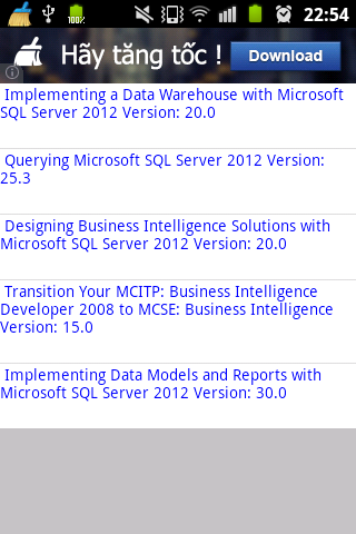 MS MCSE Business Intelligence