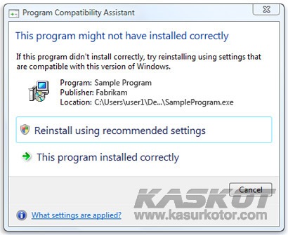 This Program Might Not Have Installed Correctly